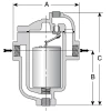 Cast iron Armstrong inverted bucket steam trap | 800 Series